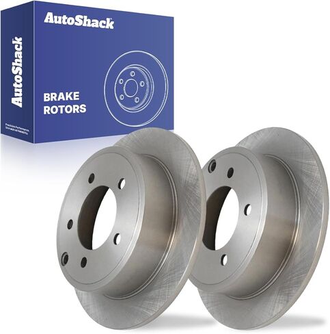 AutoShack 10.31" (261.8 mm) Rear Solid Brake Rotors Replacement for 2007-2017 Jeep Patriot 2007-2017 Jeep Compass 2008-2014 Dodge Avenger 2011-2014 Chrysler 200 2007-2012 Dodge Caliber 2-PC Set in Saudi Arabia