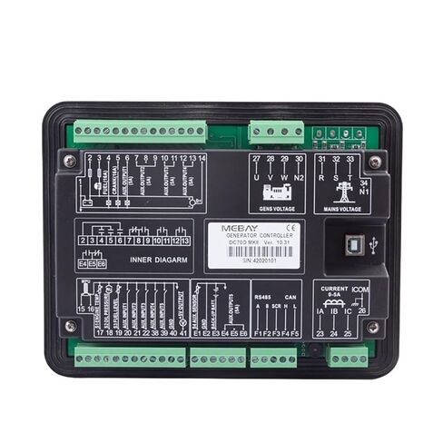 DC70D DC72D AMF وحدة التحكم في مولد الديزل بدء التشغيل التلقائي مراقبة معلمات المولد لوحة عرض LCD DC70DR MKII(DC70D) in Saudi Arabia
