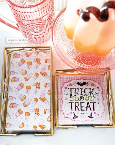 Boston International Garden Gate Design Napkin Holder, Guest Towel Caddy, Antique Brass in Kuwait