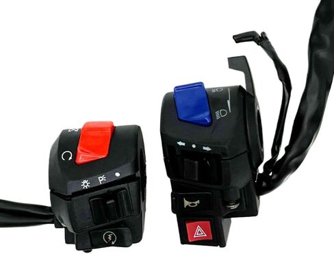 Motorcycle Headlight Housing Cover Compatible with EXC EXCF XCW XCFW 150-500 Dirt Bike Models Headlamp Shroud Replacement Part(Black) in Saudi Arabia