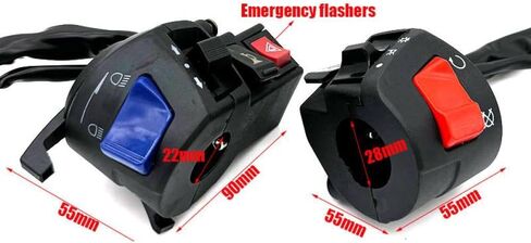 Motorcycle Headlight Housing Cover Compatible with EXC EXCF XCW XCFW 150-500 Dirt Bike Models Headlamp Shroud Replacement Part(Black) in Saudi Arabia