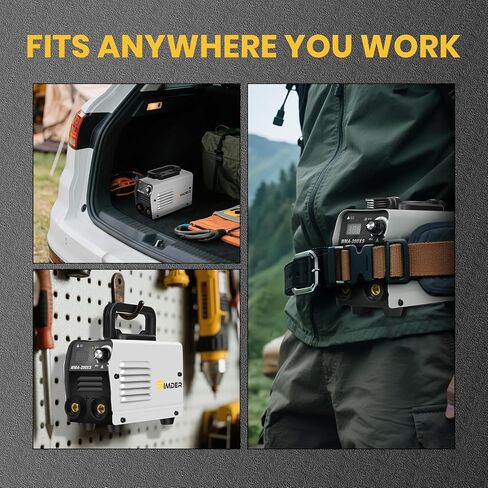 SSIMDER Stick Welder with Pulse ARC 140A ARC/PULSE Stick/LIFT TIG 3 in 1 Welding Machine 110V/220V Pulse Frequency Adjustable Hot Start ARC Force VRD MMA Portable Welder Machine with LCD IGBT Inverter in Kuwait