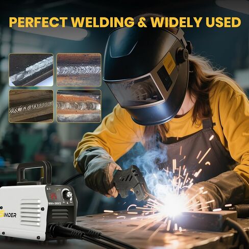 SSIMDER Stick Welder with Pulse ARC 140A ARC/PULSE Stick/LIFT TIG 3 in 1 Welding Machine 110V/220V Pulse Frequency Adjustable Hot Start ARC Force VRD MMA Portable Welder Machine with LCD IGBT Inverter in Kuwait