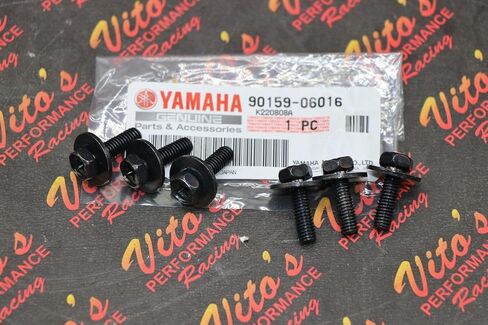 6 x CLUTCH SPRING BOLT SCREW + WASHER fits Yamaha Banshee OEM genuine Factory in Saudi Arabia