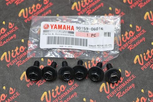 6 x CLUTCH SPRING BOLT SCREW + WASHER fits Yamaha Banshee OEM genuine Factory in Saudi Arabia
