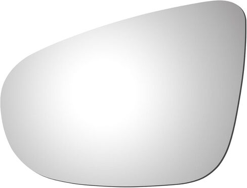 WLLW Mirror Glass fit for Volkswagen 2010 2011 2012 2013 2014 Golf GTI 2012-2013 Golf R Passenger Side Only Right Convex Replacement Glass with Adhesive in Saudi Arabia