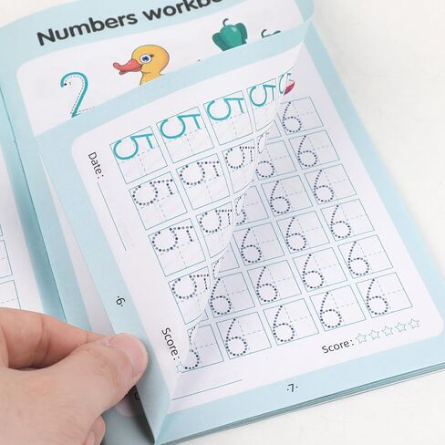 Preschool Math Workbook, Beginner Preschool Learning Book with Number Tracing and Ddition and Subtraction Math Workbook for Kindergarten Prep in Saudi Arabia