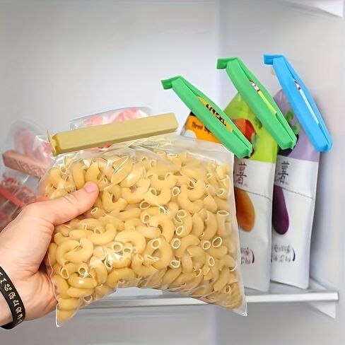 1Set/20Pcs Plastic Food Bag Clips, Reusable Seal Clips for Kitchen Storage, 20PCS in Saudi Arabia