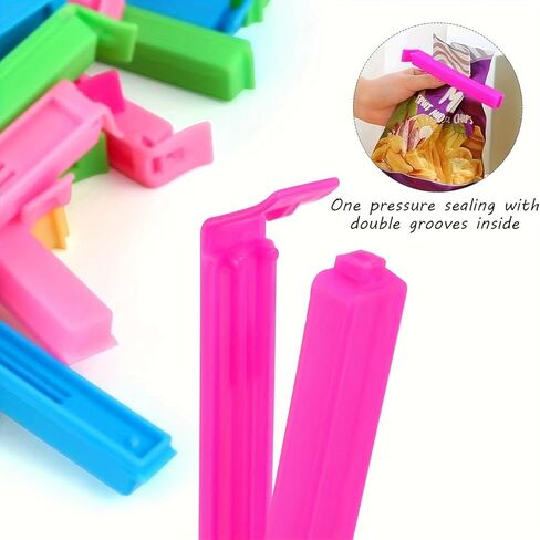 1Set/20Pcs Plastic Food Bag Clips, Reusable Seal Clips for Kitchen Storage, 20PCS in Saudi Arabia