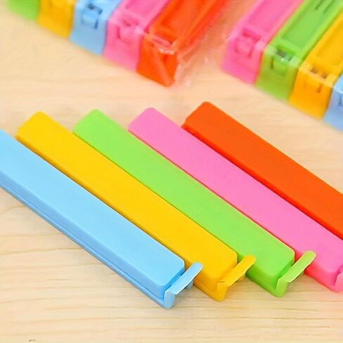 1Set/20Pcs Plastic Food Bag Clips, Reusable Seal Clips for Kitchen Storage, 20PCS in Saudi Arabia