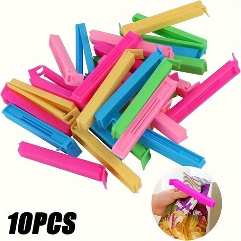 1Set/20Pcs Plastic Food Bag Clips, Reusable Seal Clips for Kitchen Storage, 20PCS in Saudi Arabia