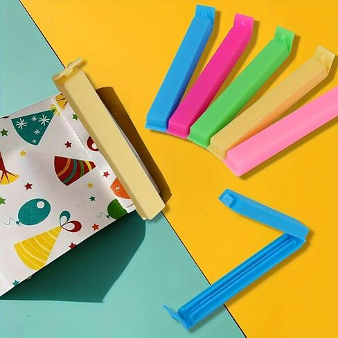 1Set/20Pcs Plastic Food Bag Clips, Reusable Seal Clips for Kitchen Storage, 20PCS in Saudi Arabia