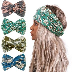 TERSE Extra Wide Headbands for Women Sport Yoga Workout Turban Headband Fashion Hairband Non Slip