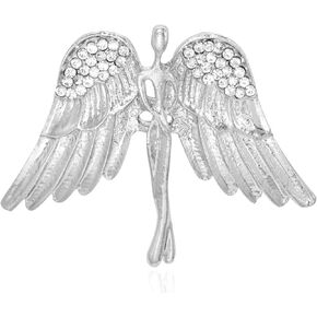 Gleamart Crystal Brooch Pin for Women Rhinestone Vintage Breastpin for Cardigan Shawl Shirt Hat Bag