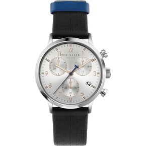 Ted Baker Gents Black Eco-Leather Strap Watch (Model: BKPCSS3019I)