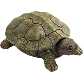 Sea Turtle Trinket Jewelry Box, Hand-painted Enameled Jewelry Box, Animal Figurine Collectibles Ring Holder Case, Tortoise Necklace Earring Storage Box Women Gift Bookshelf Home Decor