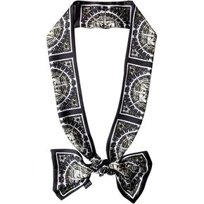 Tolzorai 100% Mulberry hair ribbon Silk Scarf set fashion designer for women hair chic stylish neckerchief