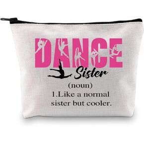 Dance Sister Cosmetic Bag Dancing Gift Ballet Dancer Gift Little Sister Big Sis Gift Gifts For Dance Sister (DANCE sister) in Kuwait