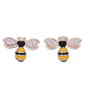 Honey Bee Dangle Earrings Daisy Sunflower Statement Earrings Circle Round Wasp Insect Drop Stud Earrings for Women Girls Trendy Jewelry 2Pcs Set