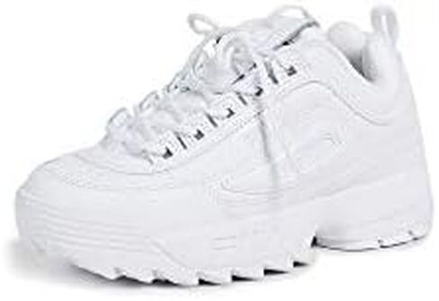 Fila Disruptor Ii Graffiti Womens Shoes Size 6, Color: Pure White/Grafitti/Red/Fila White in Saudi Arabia