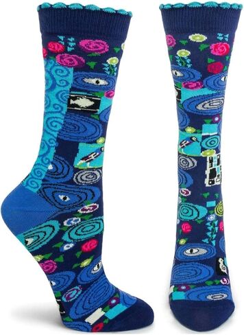 Ozone Sinuous Women's Sock - Navy, Navy, One size in Kuwait