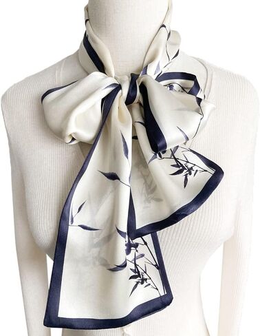 Tolzorai 100% Mulberry hair ribbon Silk Scarf set fashion designer for women hair chic stylish neckerchief in Saudi Arabia