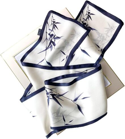 Tolzorai 100% Mulberry hair ribbon Silk Scarf set fashion designer for women hair chic stylish neckerchief in Saudi Arabia