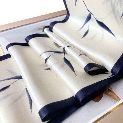 Tolzorai 100% Mulberry hair ribbon Silk Scarf set fashion designer for women hair chic stylish neckerchief in Saudi Arabia