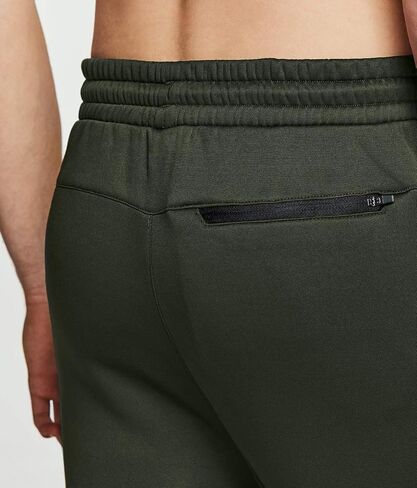 ATHLIO Men's Winter Fleece Sweatpants, Athletic Sports Jogger Pants with Pockets, Active Running Training Tapered Pants in Kuwait