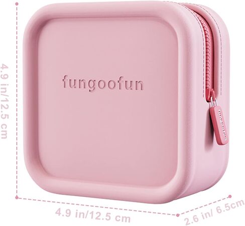 Pink Makeup Bag - Eva Waterproof Cosmetic Bag for Women, Square Toiletry Bag Travel Organizer for Girls, Mini Small Make Up Bag Cosmetic Zipper Pouch, Lipstick Makeup Case Organizer in Saudi Arabia