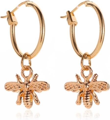 Honey Bee Dangle Earrings Daisy Sunflower Statement Earrings Circle Round Wasp Insect Drop Stud Earrings for Women Girls Trendy Jewelry 2Pcs Set in Saudi Arabia