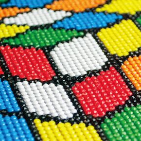 Camelot، Licensed Collection of Facet Art Kits، اللون - أخضر ،11.9 × 13.6 بوصة، Rubik's Geek Chic