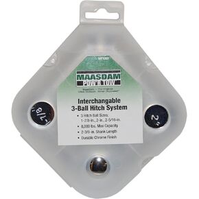 Maasdam MPT060 Interchangeable 3 Ball Hitch System