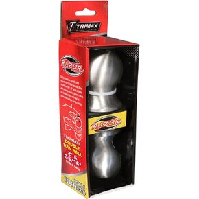 Trimax 2" & 2-5/16" Double Tow Ball Stainless Steel TDBSX22516, Box Packaging
