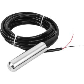 Liquid Level Sensor, TL-136 12-32VDC 4-20mA Signal Output Anti-blocking Water Level Sensor Detector, Liquid Level Transmitter(0-1m)