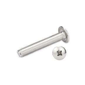 IMScrews M4 x 45mm Phillips Truss Head Bolts Screws, 304 Stainless Steel Machine Screws Pack of 100