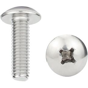 IMScrews M4 x 45mm Phillips Truss Head Bolts Screws, 304 Stainless Steel Machine Screws Pack of 100 in Kuwait