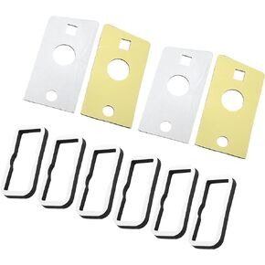 Hihaha Roof Cab Marker Light Gasket Clearance Running Lights Seal for Hummer H2 03-09 / Front Rear Cab Clearance Lights Running Lamp/Durable Waterproof Cushion Self-Adhesive / 1 Set
