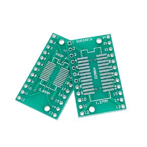 Cermant 50pcs SMD 0402/0603/0805 to DIP Adapter Plate Converter and Breakout Board SMT DIP Adapter Converter Pinboard