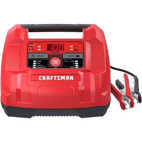 CRAFTSMAN CMXCESM253 100A 6V/12V Fully Automatic Battery Charger and Engine Starter – Built-in Battery Tester and Alternator Tester Compatible with AGM, Gel, and Deep-Cycle Batteries
