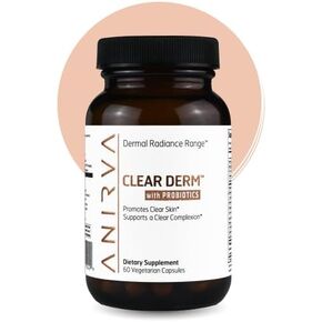 Clear Skin Supplement with Zinc for Adults, Formulated To Battle Hormonal Acne, Zinc Pills for Acne, Rosacea Skin Supplement, Zinc Supplements for Adult Acne - Anirva ClearDerm