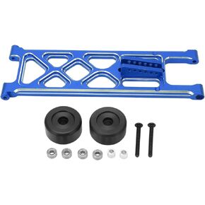 Aluminium Alloy Wheelie Bar Truss, for LOSI 1/10 22S 2WD Drag Car，RC Race Wheelie Bar Set Replacement(Blue)