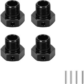 RCAWD 17mm Wheel Hex for 1/6 Losi Super Baja Rey SBR 2.0 8S Upgrades, Brushless 1/6 RTR Desert Truck, Hopups Parts for #LOS252129 Red