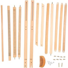 Beginners Weaving Loom Kit, 23.6in X 21.3in, Wooden Tapestry Looms, DIY Craft Weaving Loom, Tapestry Weaving Warp Frame Loom for Kids Adults Beginners