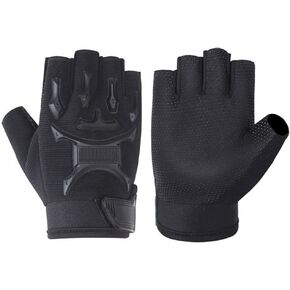 MagiDeal Children Half Finger Fingerless Short Gloves Mitt Mitten for Cycling MTB Exercise Skate Skateboard Roller Skating