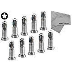 MMOBIEL 10x Bottom Pentalobe 5-Point Screws Compatible with iPhone SE 2020/8/8 Plus/7/7 Plus/6S/6S Plus/6/6 Plus/5S/5 - Black