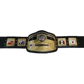 New Replica NWA Championship Belt Adult Size Metal Plates