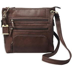 Bulldog Cases Large Cross Body Style Concealed Carry Purse with Holster