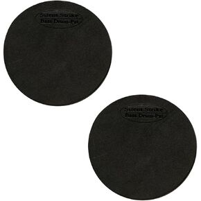 TUOREN 5.3Inch Bass Drum Mute Silencers Set Dampeners for Drumming Practice Musical Instruments Accessory 2Pack (Black)