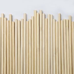 30 PCS Dowel Rods Wood Sticks Wooden Dowel Rods, HNYYZL 1/8 x 12 Inch Wooden Dowels Craft Wood Sticks Unfinished Natural Bamboo Dowling Rods for Crafts and DIYers